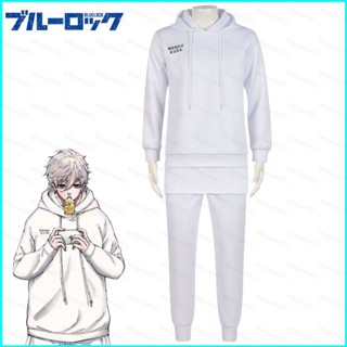 Star3 Seishirou Nagi ชุดคอสเพลย์ เสื้อฮู้ดดี้ กางเกง ชุดยูนิฟอร์ม คอสเพลย์ อะนิเมะ Blue Lock Sportweat ชุดลําลอง ปาร์ตี้ฮาโลวีน