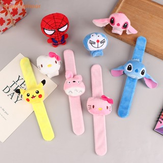 Magicalhour^^ สายรัดข้อมือ จี้ตุ๊กตาการ์ตูนอนิเมะ Hello Kitty Totoro Spider Man สําหรับเด็ก