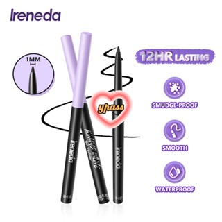 CYREAL CYREAL Ireneda Lasting Soft Gel อายไลเนอร์ดินสอ High Pigmented Waterproof Eyes แต่งหน้า Liquid ดินสอเขียนคิ้ว Smooth Lines Sweat-Proof Ultra-Fine อายไลเนอร์