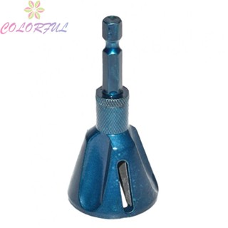 【COLORFUL】Universal 1/4 Hex Shank Electric Chamfer Tool Clean Bolts Remove Burrs with Ease