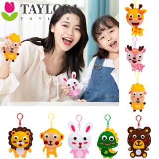 Taylor1 จี้พวงกุญแจ รูปการ์ตูนสัตว์ มอนเตสซอรี่ น่ารัก ไม่ทอ DIY สําหรับเด็ก