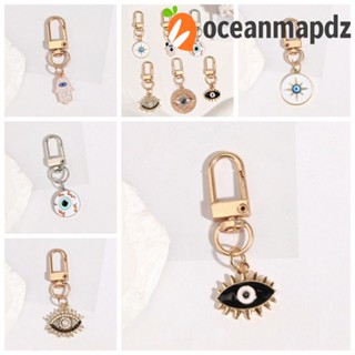 Oceanmapdz พวงกุญแจ รูปดวงตาปีศาจ คลาสสิก ทนทาน สําหรับตกแต่ง DIY