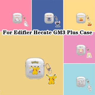 【ของแท้】เคสหูฟัง แบบนิ่ม แบบใส ลายการ์ตูน สําหรับ Edifier Hecate GM3 Plus Edifier Hecate GM3 Plus