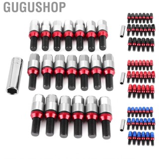 Gugushop 20Pcs Lug Bolts Stud Tuner Style Wheel Screw Nuts M14x1.25 Thread Fit for M3 F80 M2 F22/F23