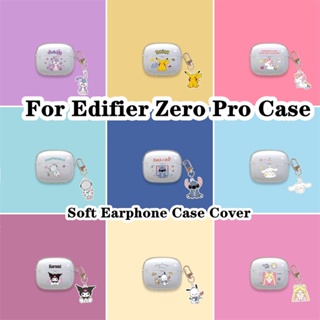 พร้อมส่ง! สําหรับ Edifier Zero Pro เคส การ์ตูน เรียบง่าย โปร่งใส สําหรับ Edifier Zero Pro เคสนิ่ม เคสหูฟัง