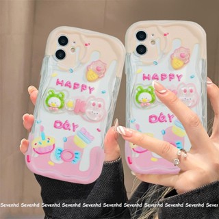 เคสโทรศัพท์มือถือ TPU นิ่ม แบบป้องกัน ขอบโค้ง พิมพ์ลายการ์ตูนกระต่าย 3 มิติ แวววาว สีชมพู สําหรับ iPhone 14 13 12 11 Pro Max 7 8 Plus SE2020 X XR Xs Max 6 6s Plus