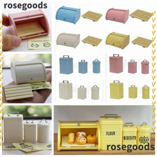 Rosegoods1 กล่องอาหารกลางวันจําลอง พลาสติก สเกล 1/6 หลากสี สําหรับบ้านตุ๊กตา DIY