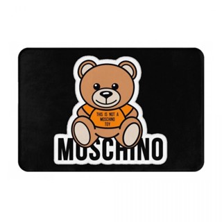 Moschino (12) พรมเช็ดเท้า ผ้าสักหลาด กันลื่น ดูดซับน้ํา แห้งเร็ว สําหรับห้องน้ํา 16x24 นิ้ว พร้อมส่ง