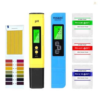 Meily_fun ชุดเครื่องมือปากกาทดสอบค่า PH TDS/EC อเนกประสงค์ แบบมือถือ