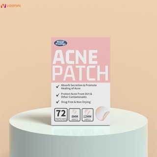 Salicylic Acid 72 Patch Granule Acne Patch สิวที่มองไม่เห็น สิวพิมพ์ Acne Patch veemm