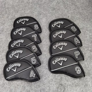 Callaway ใหม่ ผ้าคลุมหัวไม้กอล์ฟ หนัง Pu กันน้ํา (4,5,6,7,8,9,P,A,S)