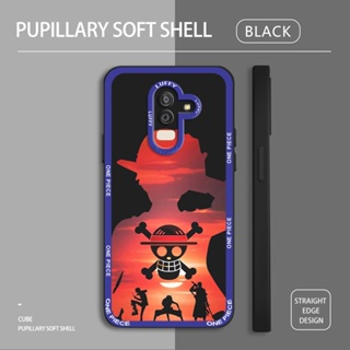 เคสโทรศัพท์ซิลิโคน TPU แบบนิ่ม ลายการ์ตูนลูฟี่ กันกระแทก สําหรับ Samsung Galaxy J4 J6 Plus J8 2018 J5 J7 Pro Prime 2015 2017