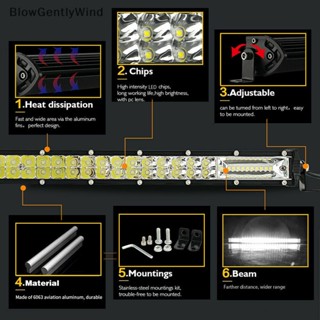 Blowgentlywind แถบไฟ Led 1200W 20 นิ้ว แถวคู่ สําหรับรถบรรทุก SUV ATV 22 นิ้ว
 Bgw