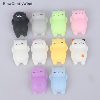 Blowgentlywind ของเล่นบีบ ยางนิ่ม รูปสัตว์ แมว คลายเครียด