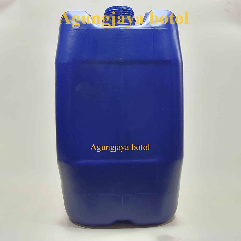 32 L Blue Hdpe Jerry Can พร้อมฝาปิดสีดํา / Hdpe Jerry Can / Jerry Can / Honey Jerry Can / 32 ลิตร Je