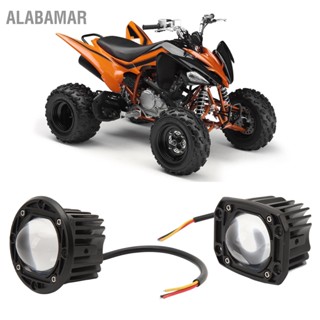 ALABAMAR ไฟ LED ทำงานอลูมิเนียมอัลลอยด์แก้วไฟตัดหมอกสำหรับรถบรรทุก รถ SUV ATV UTV เรือ รถจักรยานยนต์ 12-80V 20W