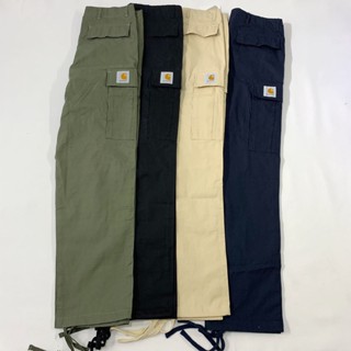 ZGTI CARHARTT overalls couple retro multi-pocket casual loose mens and womens ankle-tied straight pants