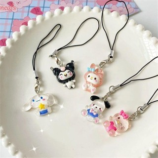 Nedfs จี้ห้อยโทรศัพท์มือถือ ลาย Cinnamoroll Purin Kuromi Pachacco My Melody สําหรับคู่รัก