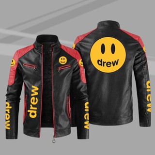 drawn LOGO jacket windbreaker motorcycle riding leather jacket long-sleeved thin section rainproof jacket