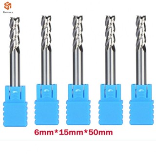 End Mill ชุดดอกกัดมิลลิ่ง CNC 3 แฉก 6 มม. สําหรับอลูมิเนียม HRC45