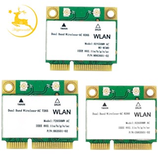 อะแดปเตอร์การ์ดเครือข่ายไร้สาย NIC 1200M WiFi LAN Dual Band 2.4G 5Ghz บลูทูธ 4.2 Gigabit LAN สําหรับ Win7 Win8 Win10 Linux 7265HMW