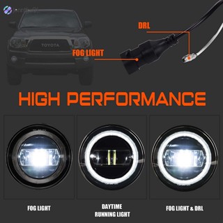 Jen ไฟตัดหมอก LED พร้อม DRL สําหรับ Tacoma 2005-2011 Tundra 2007-2012 Solara 2004-2006 Plug and Play Toyota