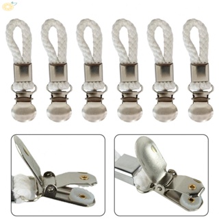 【VARSTR】Towel Clips 6Pcs Bathroom For Clamping Towels Hand Rack Holding Cloths