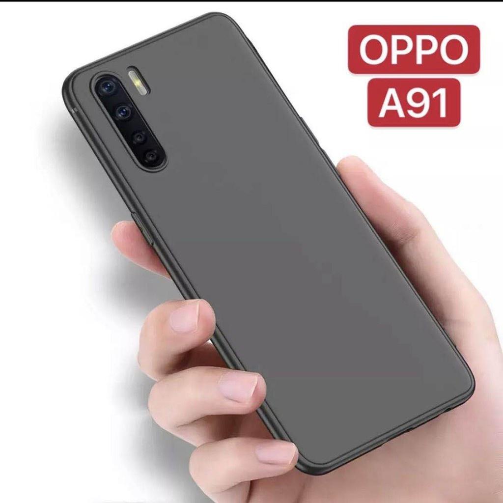 เคส OPPO A91 ออปโป้ ซิลิโคนสีดำ กันกระแทก นิ่ม TPU Case