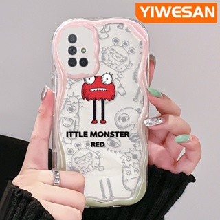 เคสโทรศัพท์มือถือแบบนิ่ม ใส กันกระแทก ลายการ์ตูนลิตเติ้ลมอนสเตอร์ สีสันสดใส สําหรับ Samsung galaxy A72 4G A72 5G A71