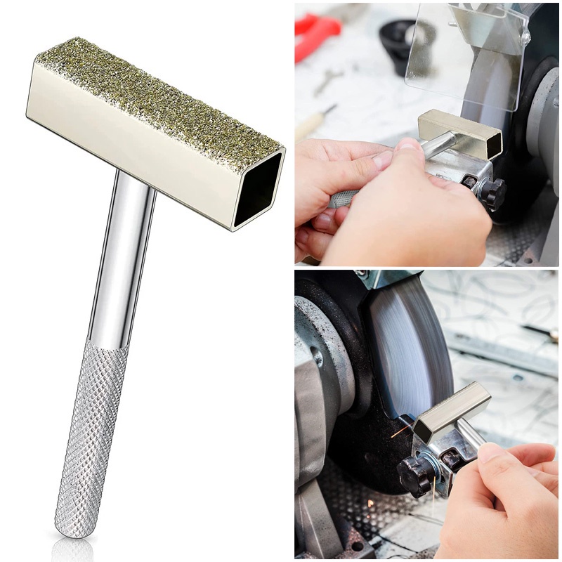 1/2/3pcs Sharpening หินเพชรบดล้อ Dresser Sanding Disc Thicken เครื่องมือขัด Bench เครื่องบด Dressing เครื่องมือ