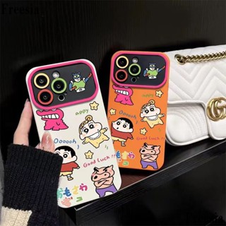 เคสโทรศัพท์มือถือ แบบนิ่ม ลายการ์ตูนชินจัง สําหรับ Apple Iphone 14 13pro xsmax 12 7plus 6KDK