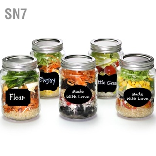 SN7 160pcs PVC Labels Tags Sticker Easy Identification Markers for Flowerpot Canister Jars