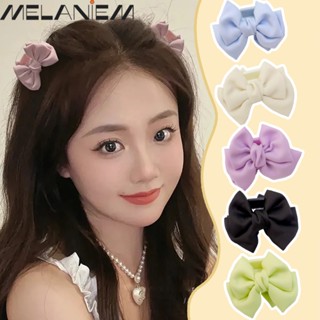 Y2K Elegant for Girls Women Korean INS Style BB Barrettes Temperament Side Bangs Claw Sweet Mini Hair Clip Bowknot Hair Claw Hair Accessories Fashion