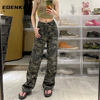 EOENKKY  กางเกงขายาว กางเกงยีสน์ผู้หญิง ทรงหลวม ๆ ตรง Retro Hip Hop Pants 2023 NEW Style  ทันสมัย คุณภาพสูง Stylish สวย A97L3E1 36Z230909