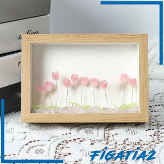 [Figatia2] โคมไฟตั้งโต๊ะ กรอบรูป ดอกไม้จําลอง DIY