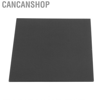 Cancanshop 3D Printer Glass Platform  Tempered Build  Strong Adhesion 120x120x4mm Microporous Coating for DIY