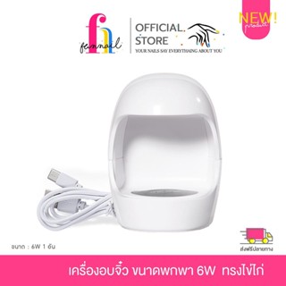 NN23A039 เครื่องอบจิ๋ว ขนาดพกพา 6W สีชมพู/ขาว ทรงไข่ไก่