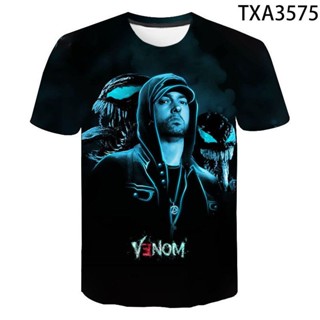 Popular clothing 2022 New Men Women Children Summer 3D Printed T Shirts Cool Eminem Casual Streetwear Short Sleeve _03