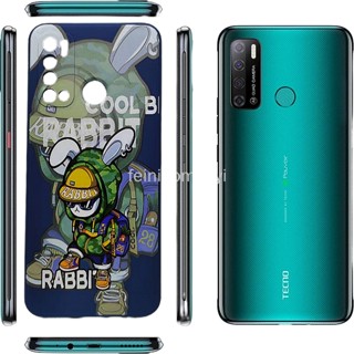 เคสซิลิโคนนิ่ม ลายเพ้นท์ สําหรับ Tecno Pouvoir 4 Pro Spark 5 Air LC7 LC8 KD6