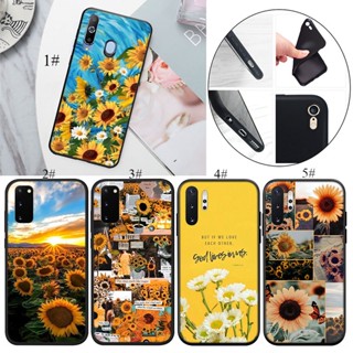 Pj97 เคสโทรศัพท์มือถือแบบนิ่ม ลายดอกทานตะวัน สําหรับ Samsung Galaxy A82 A70 A50S A50 A40S A30S A30 A20S A20 A12