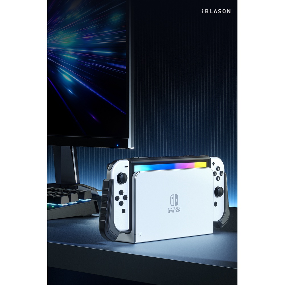 I-blason เคสป้องกันกล่องเกราะ ทนทาน สําหรับ Nintendo Switch OLED 2021 สําหรับ Nintendo Switch OLED Model and Joy Con Controller
