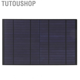 Tutoushop Solar Electric Panel Portable Solar Panel Encapsulated for Solar Lawn Lamps