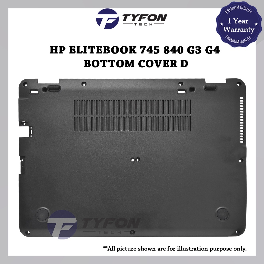 HP EliteBook 740 G3 745 G3 840 G3 848 G3 840 G4 แล็ปท็อปฐานด้านล่างกรณี D