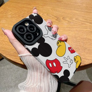 เคสโทรศัพท์มือถือแบบนิ่ม กันกระแทก ลายมิกกี้เมาส์ สําหรับ iPhone 11promax 12promax 13promax 14promax 11 78plus xr xs xsmax 6s 7 8P