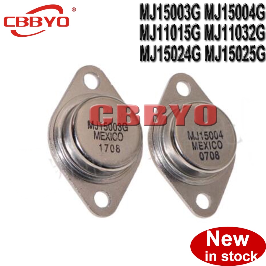 วงจรรวม MJ15003G MJ15004G TO-3 MJ15003 MJ15004 MJ11015G MJ11015 MJ15025G MJ15025 MJ15024G MJ15024 MJ