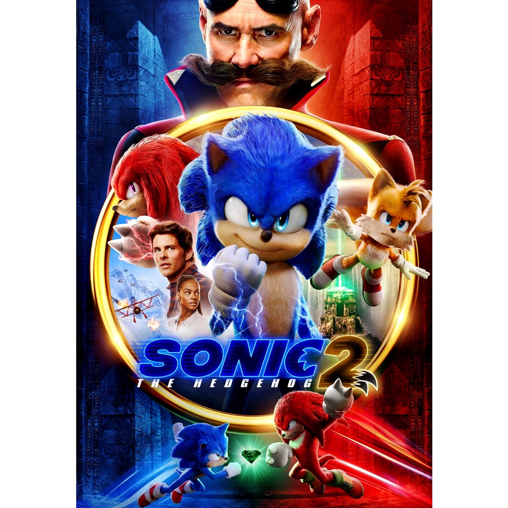 Sonic the Hedgehog 2 โซนิค เดอะ เฮดจ์ฮ็อก 2 (2022) DVD หนัง มาสเตอร์ พากย์ไทย