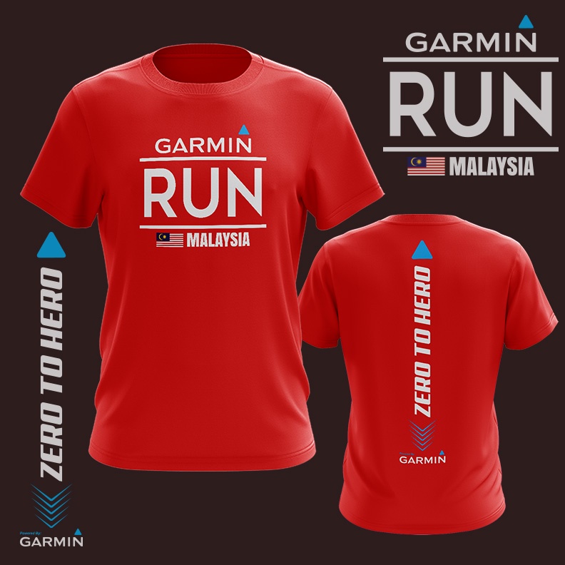 เสื้อยืด ระบายอากาศ พิมพ์ลาย GARMIN RUN MALAYSIA สําหรับวิ่งกลางแจ้ง 2023 - รูปที่ 2