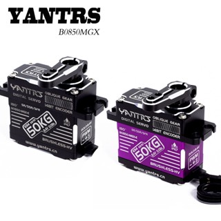 Yantrs เซอร์โวดิจิทัลแม่เหล็ก ไร้แปรงถ่าน กันน้ํา รองรับ SANWA FUTABA SR SSR 50 กก. อุปกรณ์เสริม สําหรับรถบังคับ B0850MGX