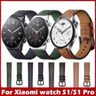 สายนาฬิกาข้อมือหนังแท้ สําหรับ Mibro Lite2 Smartwatch Watch Strap Wristband Mibro Watch Lite 2 Smart Watch Band