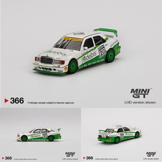 โมเดลรถยนต์ แครอสจิ๋ว 366 MINI GT 1:64 190E 2.5 16 EVO II 1991 DTM